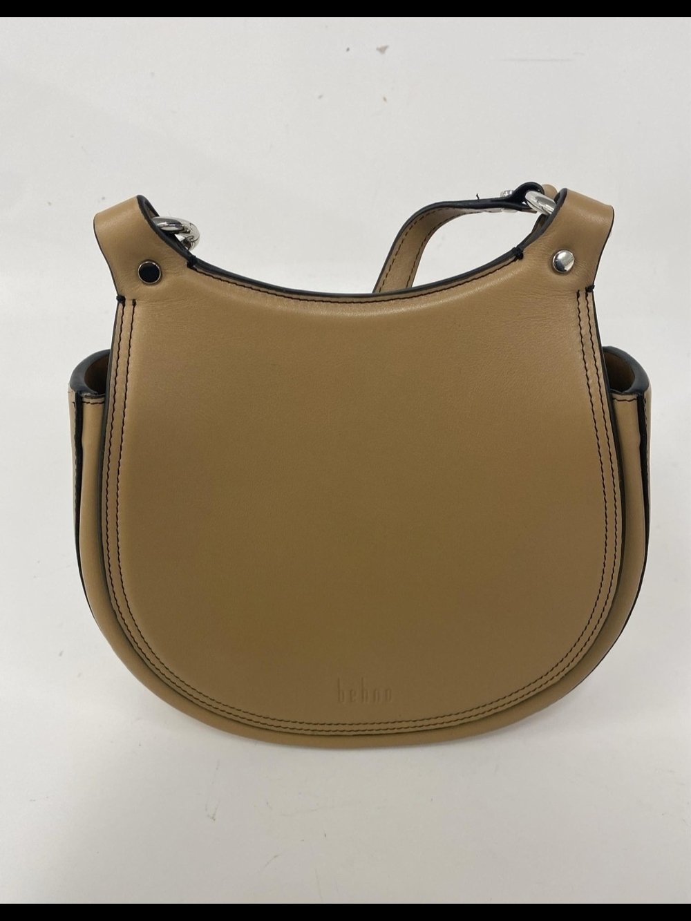 Benho Tilda Soft Saddle Crossbody Bag in Camel